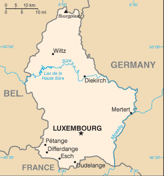 politique carte luxembourg